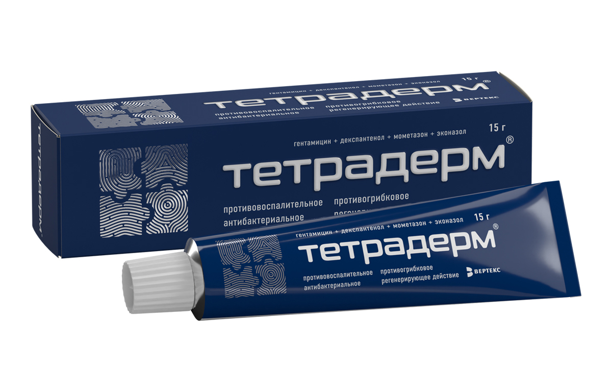 Дизайн упаковки инновационного препарата ТЕТРАДЕРМ®